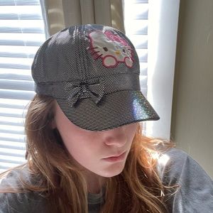 Hello kitty sequin soft hat!